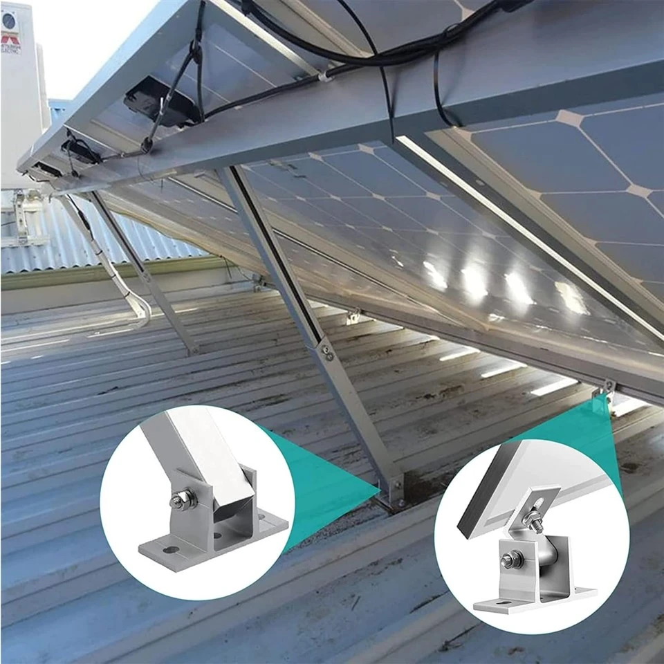 Aluminum Solar Panels Roof Mounting Adjustable Triangle Solar Panel Support Frame Structure Commercial Solar Mounting System Aluminum Solar Panels Roof Mounting Adjustable Triangle Solar Panel Support Frame Structure Commercial Solar Mounting System