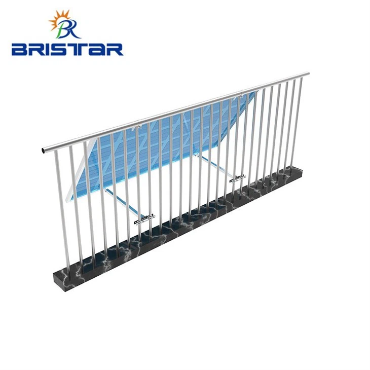 Solar panel balcony fixed mounting